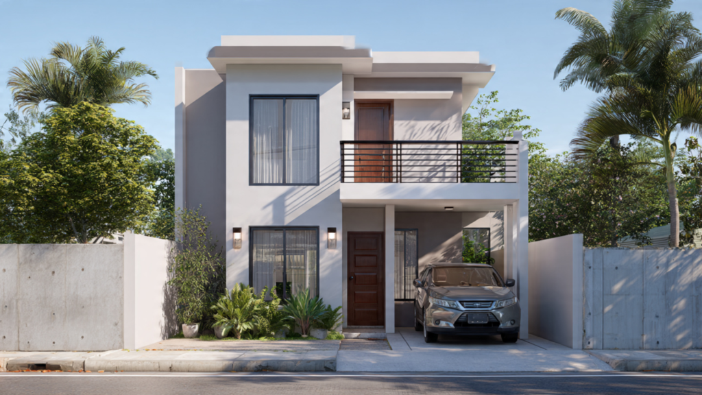 Best 5 Low budget simple two storey house design